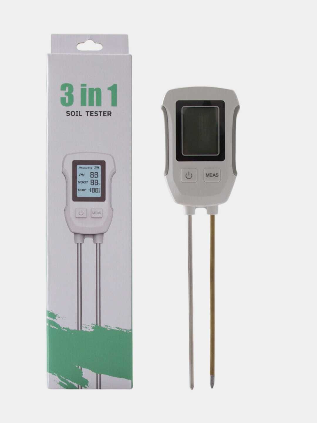 Цифровой тестер почвы PH/влажности/температуры, 3.0-9 pH
