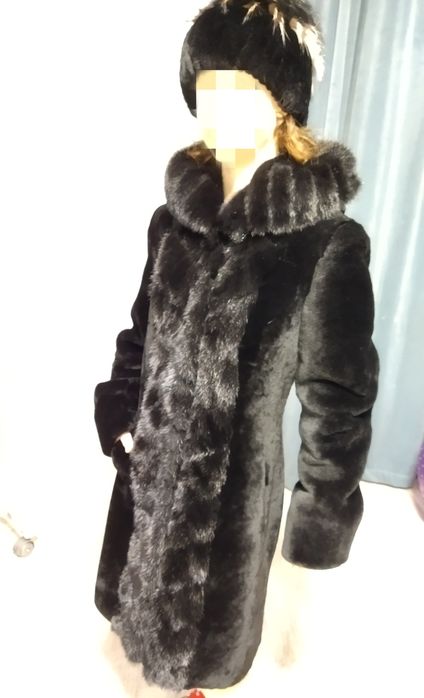 Продам шубу мутон шапка в подарок
