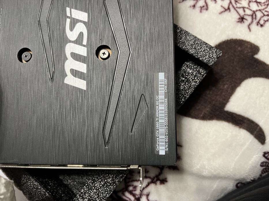 Видеокарта msi 1660 ti