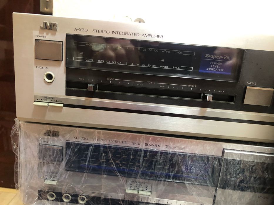 Vintige amplificator  JVC Ax 30 si deck kd