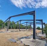Vând hala metalica complecta 8×20-5h