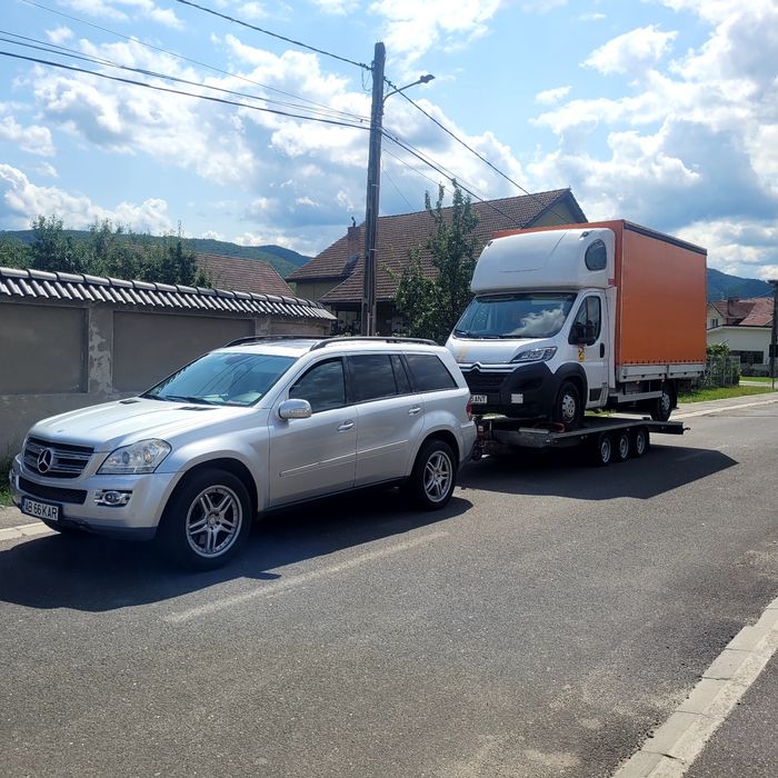 Tractari. Platforma. Asistenta rutieră Autostrada A1 A10 Transalpina