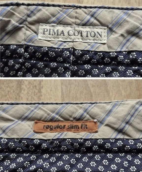 Pantaloni Alberto Lou W34/L30 - Regular Slim Fit din Bumbac Pima