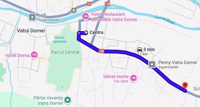 Apartament ieftin la 3 minute de Centrul Vatra Dornei
