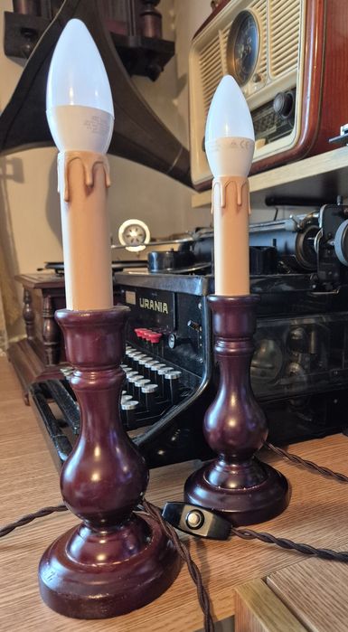 Sfeșnice vintage tip lumânare electrice  funcționale