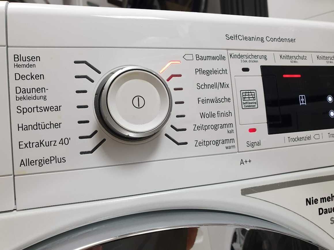 9Kg - Сушилня Bosch Serie 8 с Термопомпа 12м Гаранция Бош