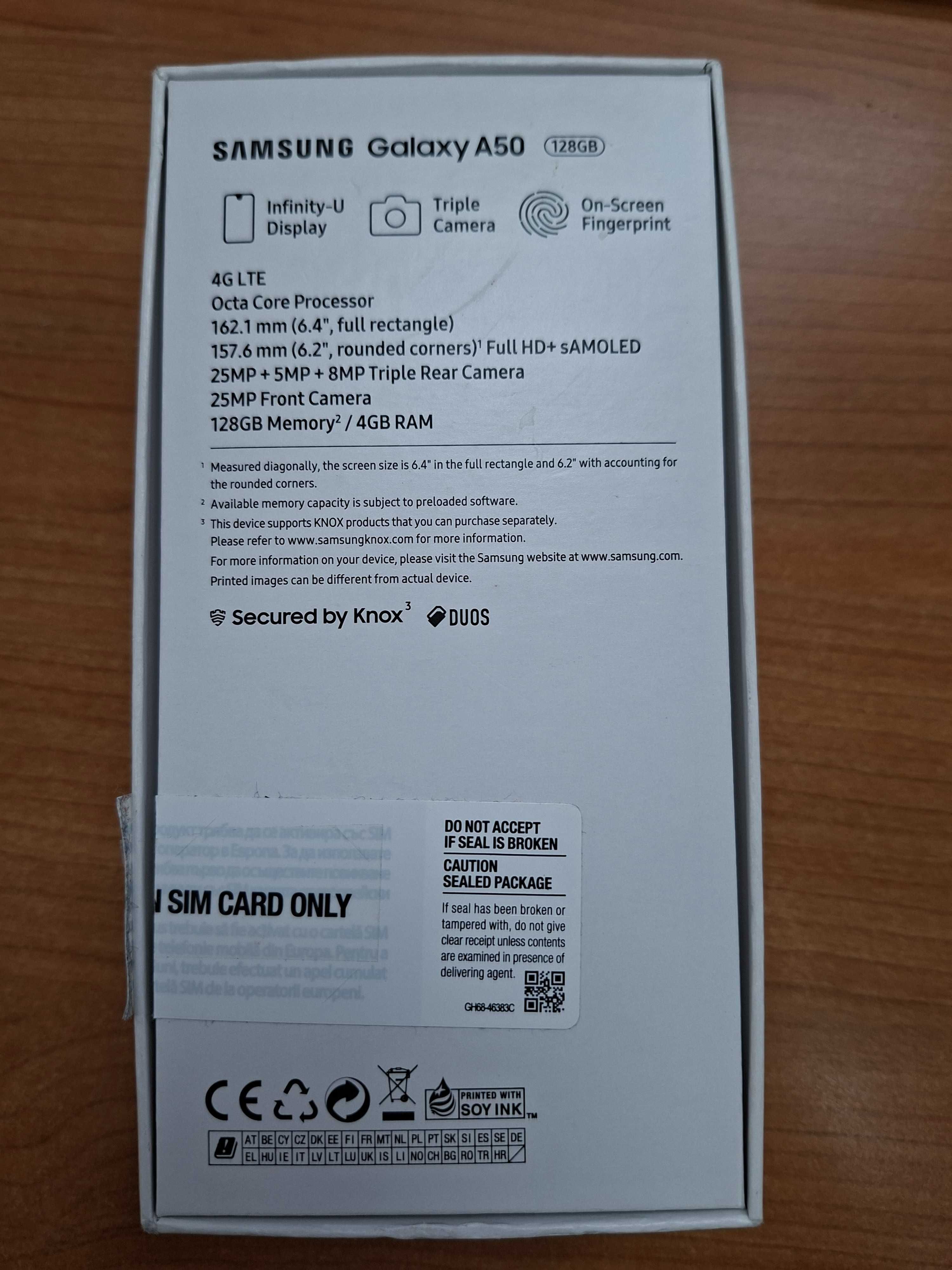 SAMSUNG Galaxy A50 Dual Sim 128 GB Memory/4 GB RAM