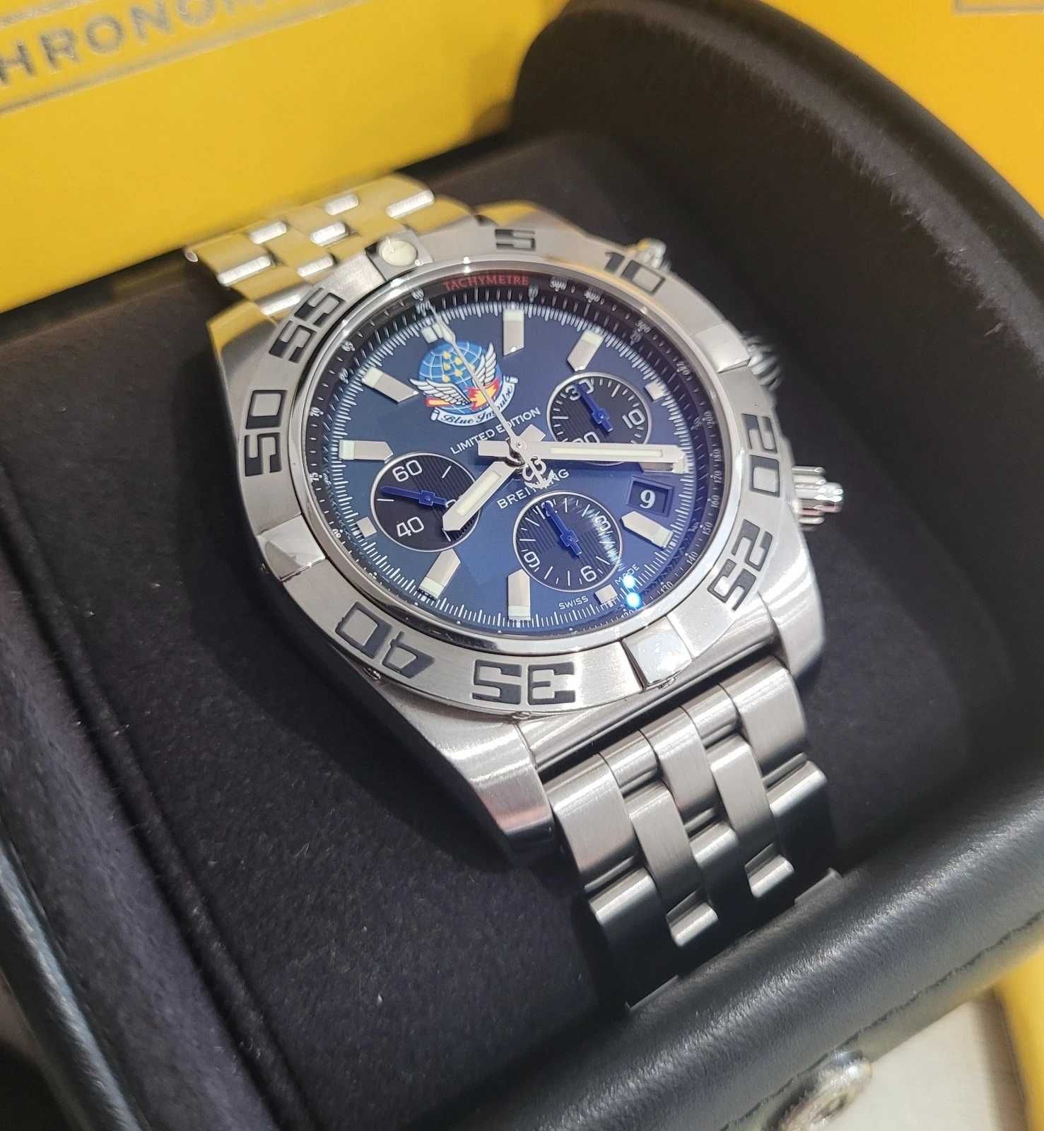 BREITLING Chronomat 44 AB0110 Blue Impulse Edition