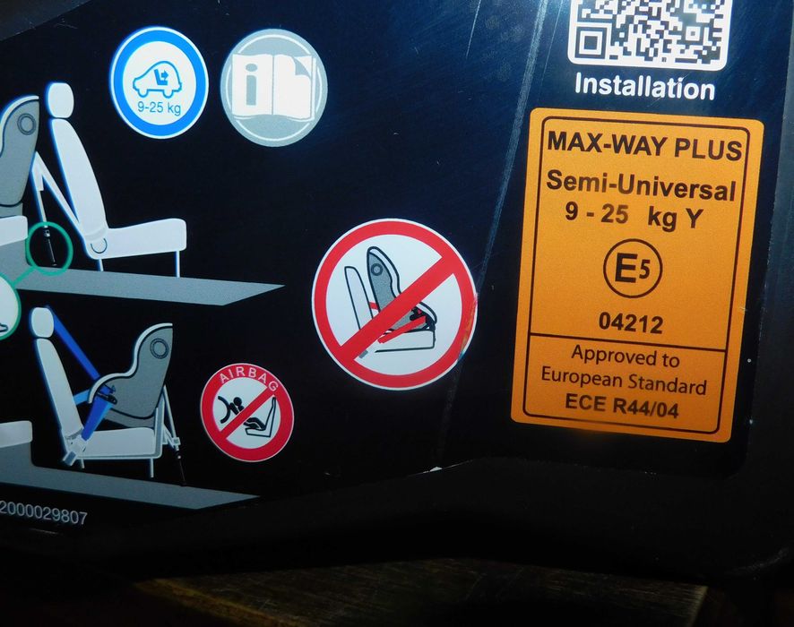 Scaun auto BRITAX ROMER * 9 - 25 KG * rear facing