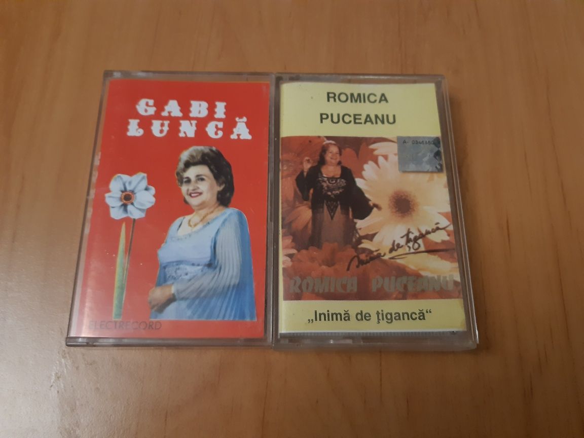 Romica Puceanu Gabi Lunca Nelu Ploiesteanu  casete audio