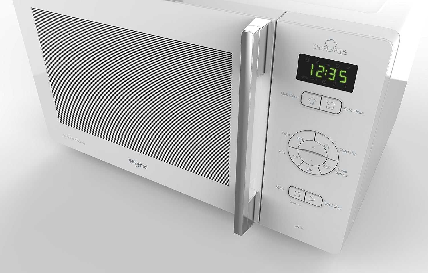 Микровълнова фурна с грил Whirlpool Chef Plus 25L (MCP 345 WH)