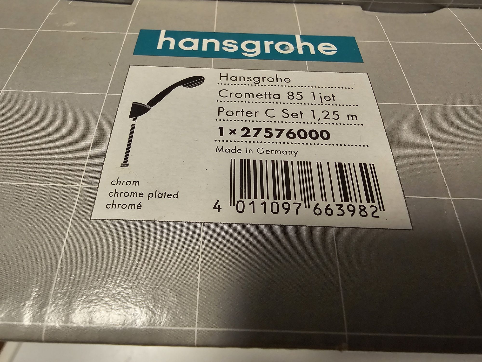 Hansgrohe Crometta 85 - Set de duș Mono, 1 jet, crom 27576000