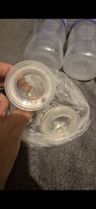 Vand biberoane lansinoh cana cu cioc avent si pompa muls manuala