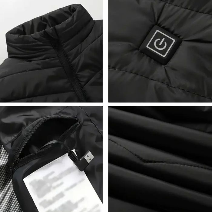 Електрически отопляем елек за зимния период с USB захранване - Unisex