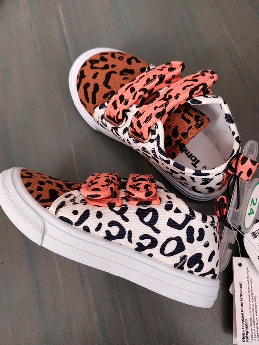 Обувь детская , кеды , фирма Томби, размер 24