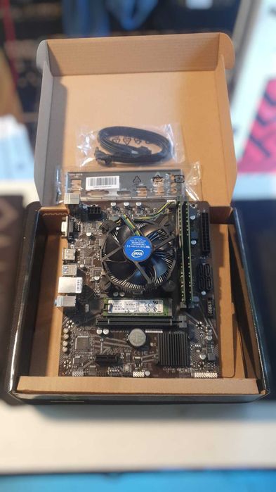 KIT Intel i5 10500 4.6 Ghz, Placa de baza H510M, 16GB DDR4, 512 Nvme