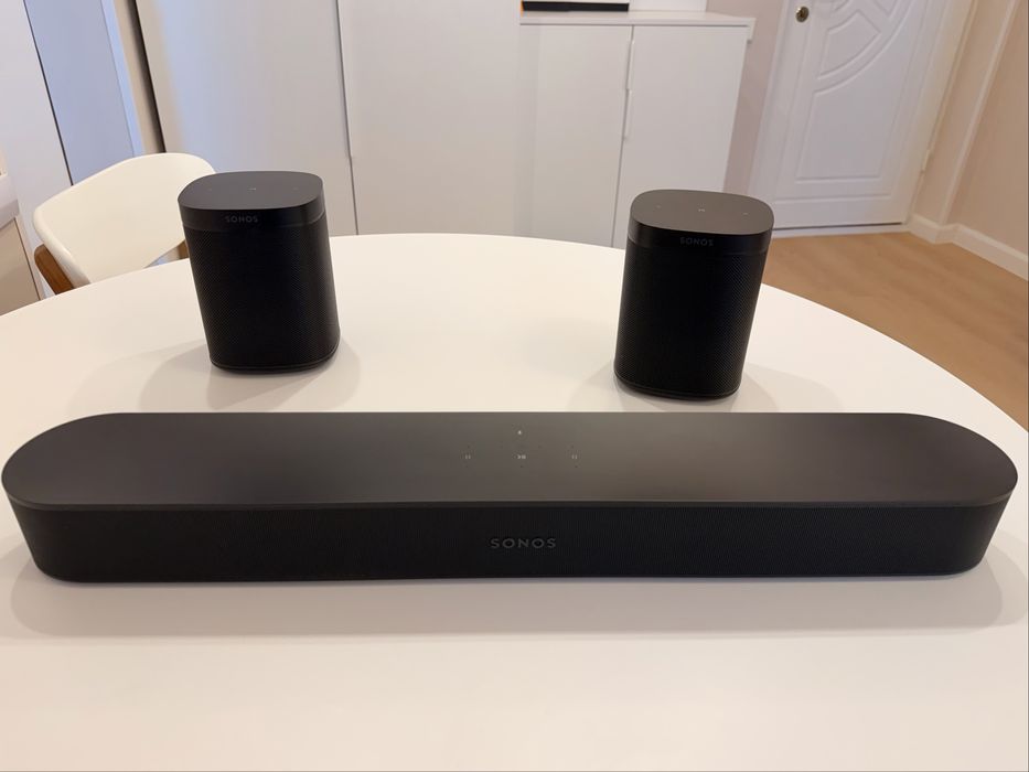 Sonos Beam Gen 2 + 2 Sonos One SL