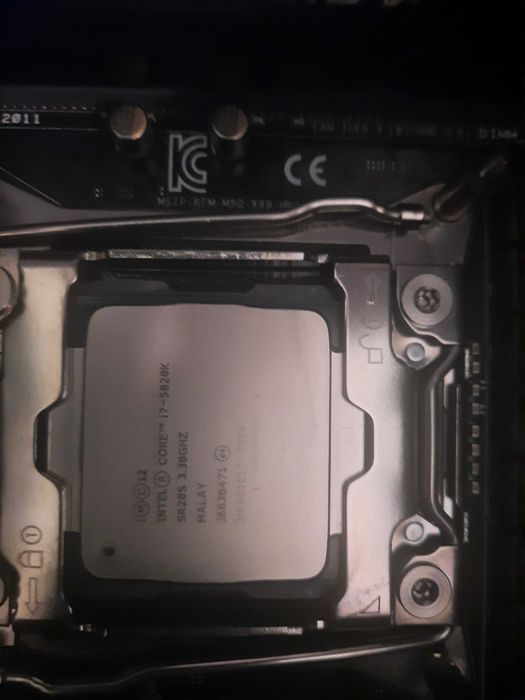 Nvidia M5000,I7-5820K,Corsair RM750X,ID-Cooling Frostflow X240 Lite