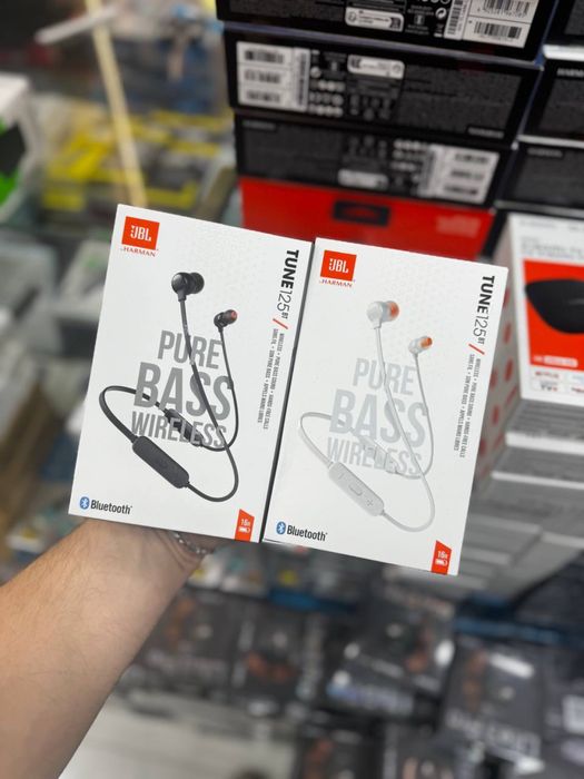 Беспроводные наушники Jbl tune 125  наушники для спорта на шею