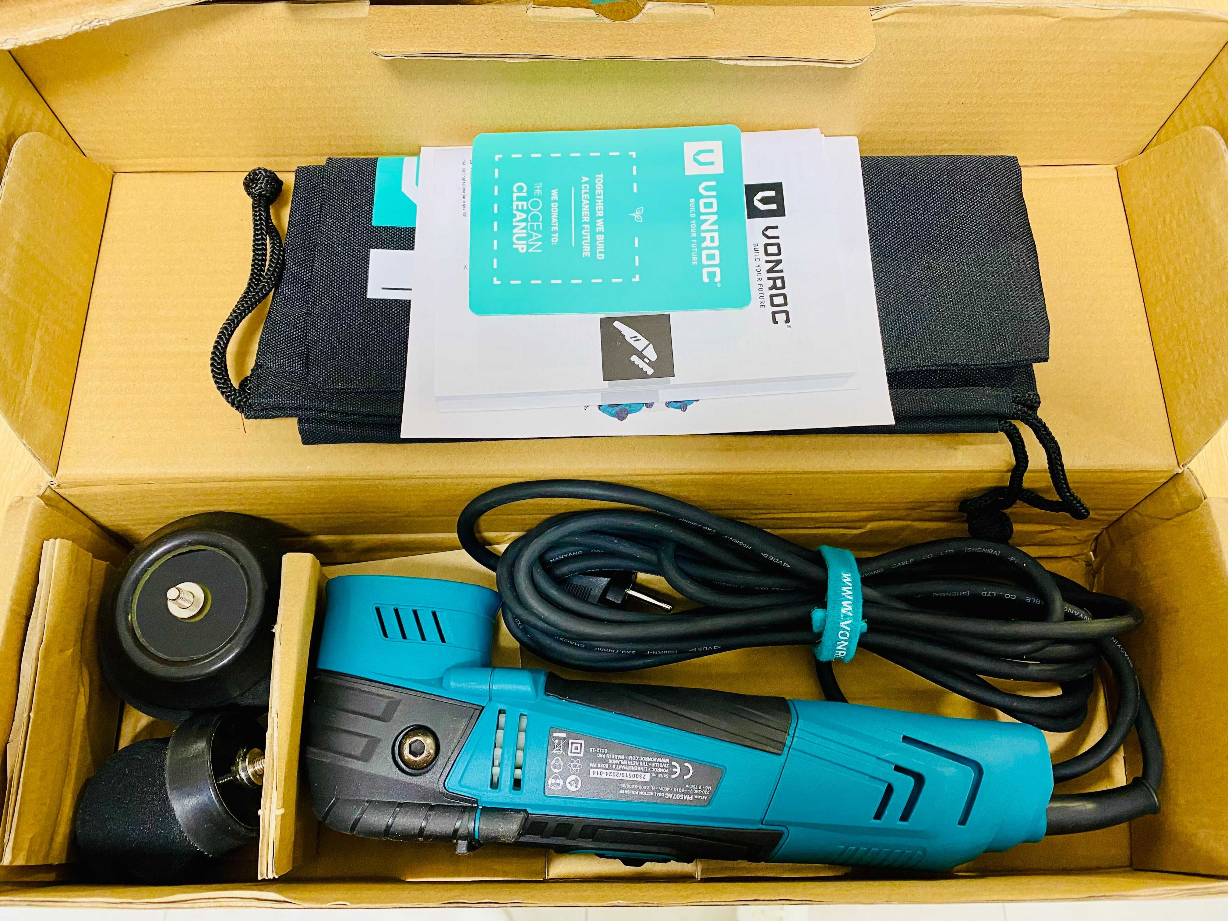 Чисто Нови !!! VONROC Set PM501AC, PM504AC, PM507AC, 3 БР.