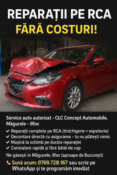 Constatare daune RCA soseaua Bucuresti-Magurele