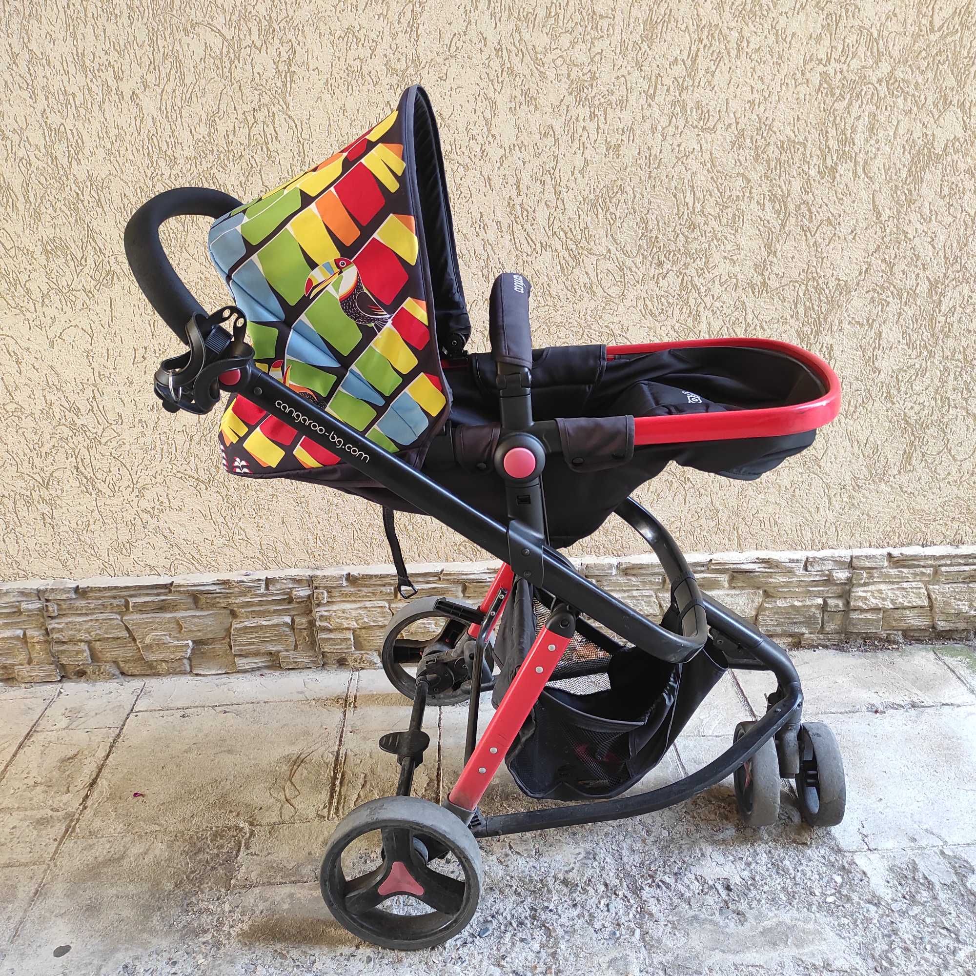 Cangaroo Комбинирана бебешка количка, цена 160 лв