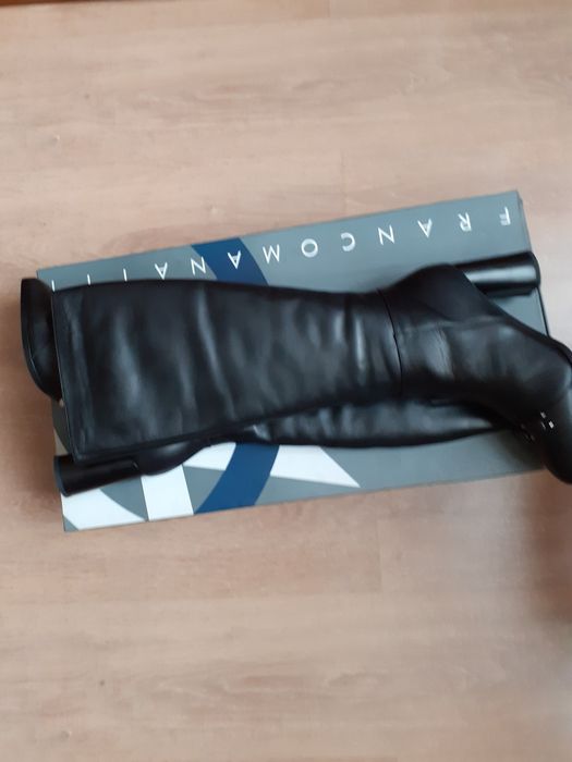 Новые,Кожаные, зимние сапоги