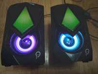 BOXE Gaming 2.0, RMS: 6W (2 x 3W), control volum, mufa casti, 4 x LED