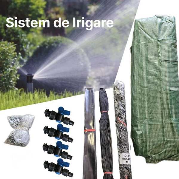 Solar legume 4 x 12 x 2.30m, folie 180g/m2 + Cadou