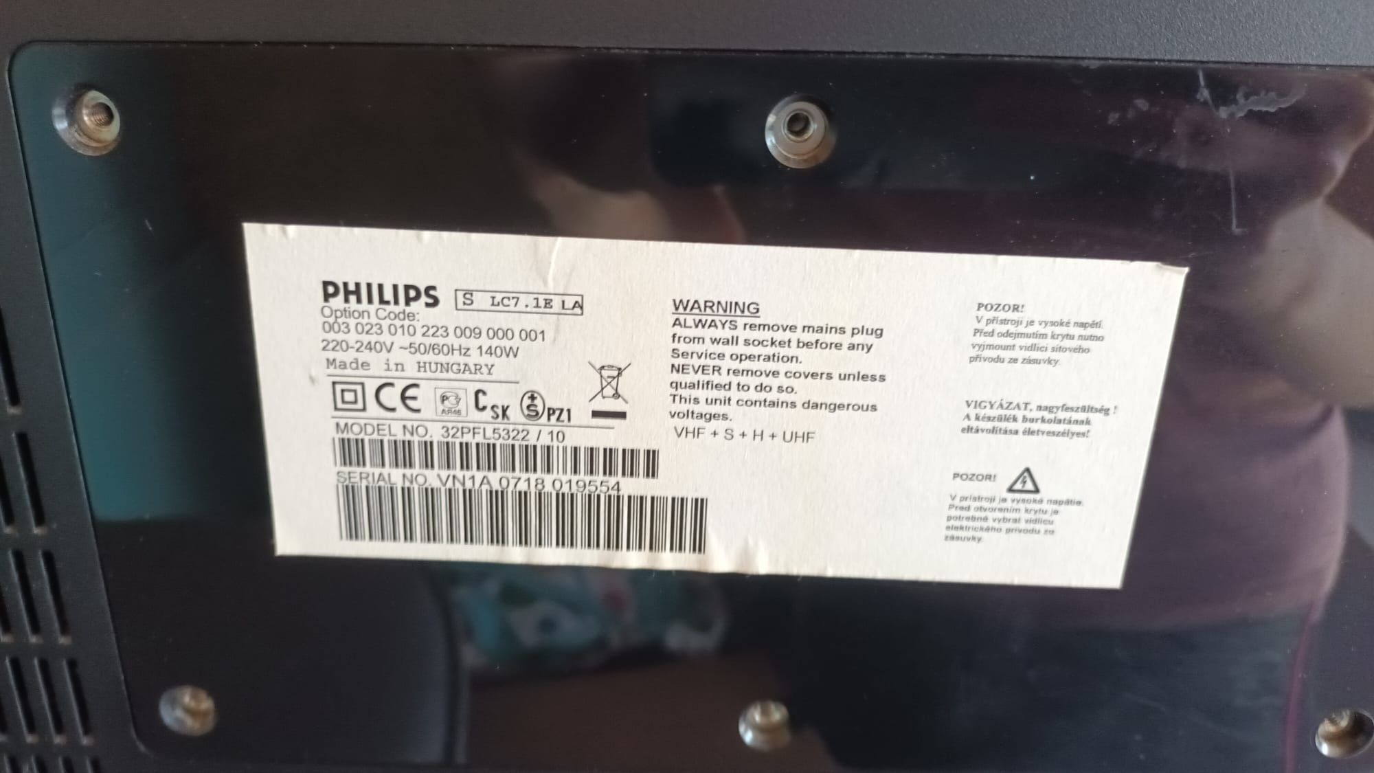 TV Philips diagonala 80 cm