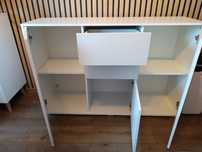Comodă alba 140L x 40 l x 93 H