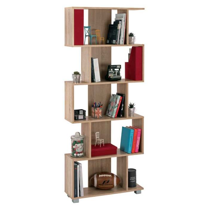 Библиотека, HM2385.04, Бял, Сонома, Венге, Пдч, 70х25х177см.