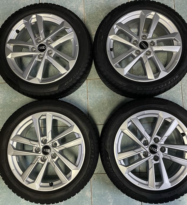 Jante aliaj R17 originale AUDI A3 205/50/17 Pirelli iarna