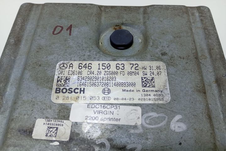 Calculator Motor  ECU defect A6461506372 Mercedes-Benz Sprinter a 2-a