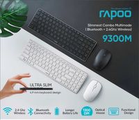 Беспроводная клавиатура и мышь Rapoo 9300M USB