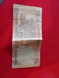 Vând bancnotă de 10 ten rupees