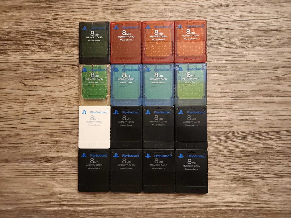 Lot carduri de memorie modate cu FMCB pentru PlayStation 2 (PS2)
