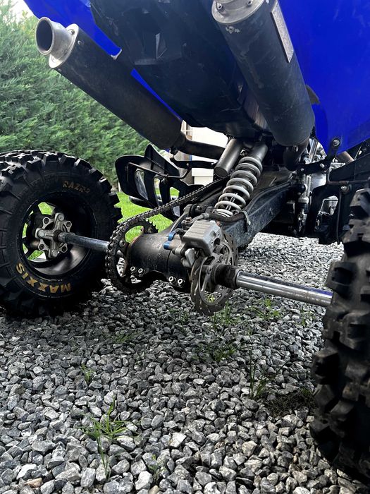 Yamaha Raptor 700 2010 • Evacuare dubla Monsterpipe • Multe accesorii
