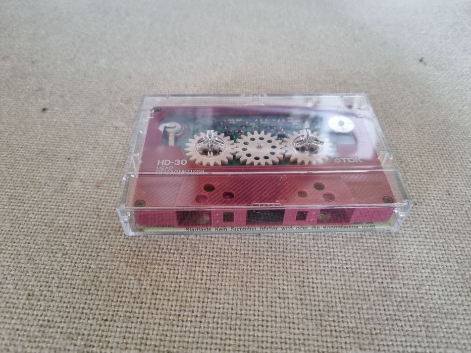 Caseta Audio Demagnetizator capete TDK HD-30. Impecabila.