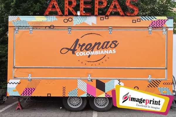 Colantare magazine, bannere, sablare, autocolant perforat, casete led