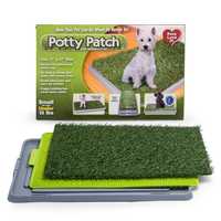 Potty Patch кучешка тоалетна с решетка и трева