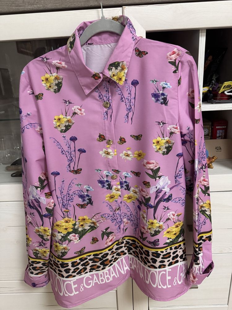 Дамска риза цветна на Dolce & Gabbana