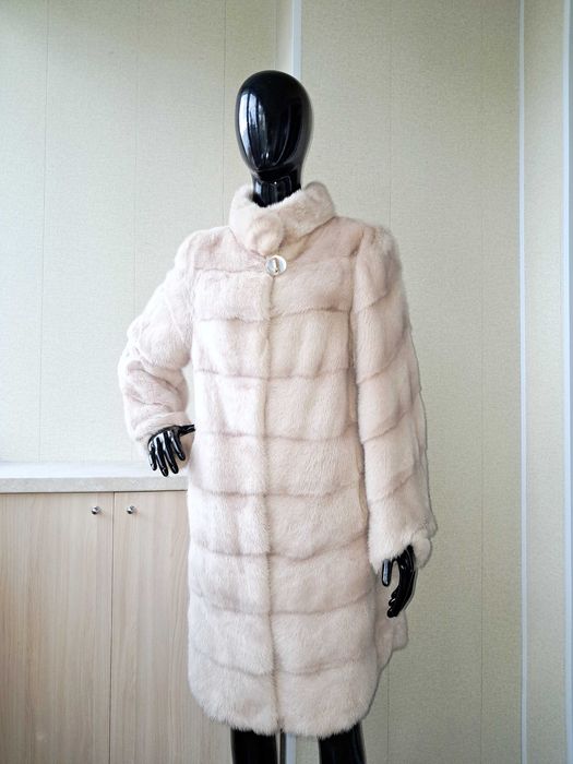 Haina de blana naturala Vizon , haină de nurca, m. L