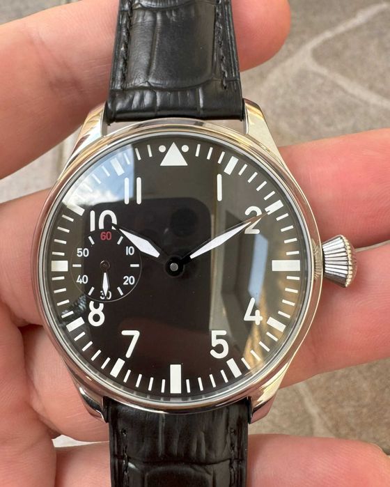 Ceas Parnis Pilot Aviator 44 mm mecanic Asian Unitas 6497