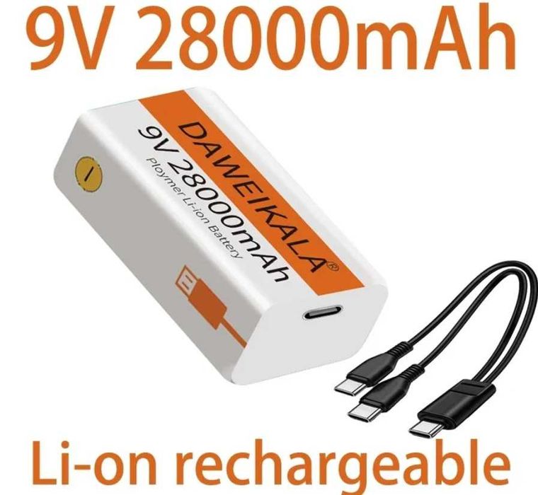 Baterie reincarcabila de 9V