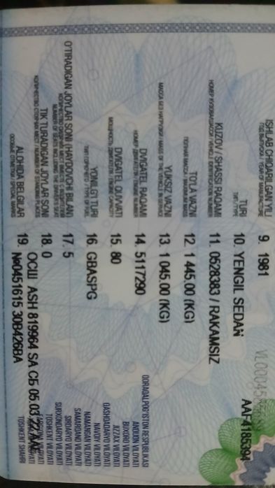 Lada Vaz 2106 Yengil Sedan