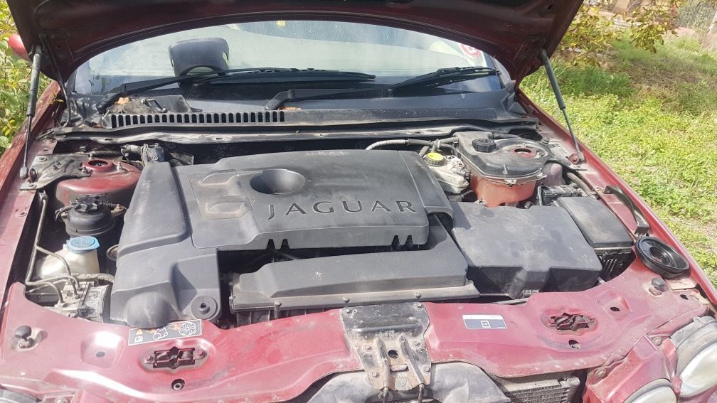 Motor Jaguar X-type, capota, faruri