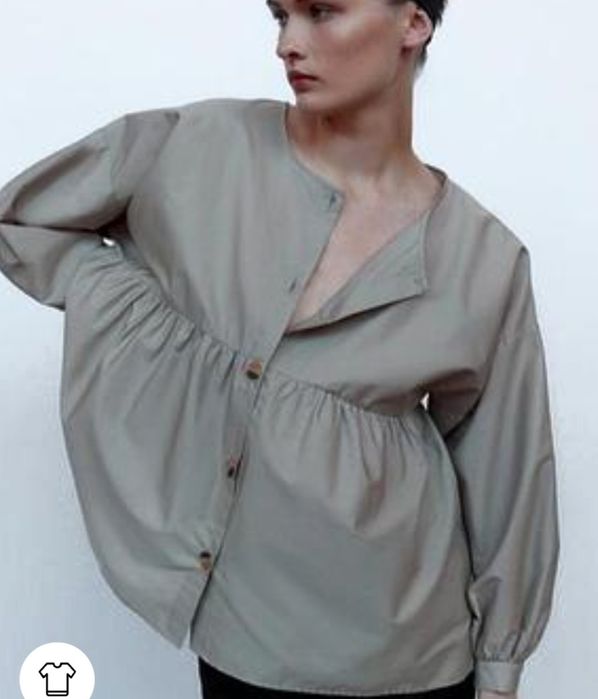 Женская рубашка от фирмы Zara на размер 48-50