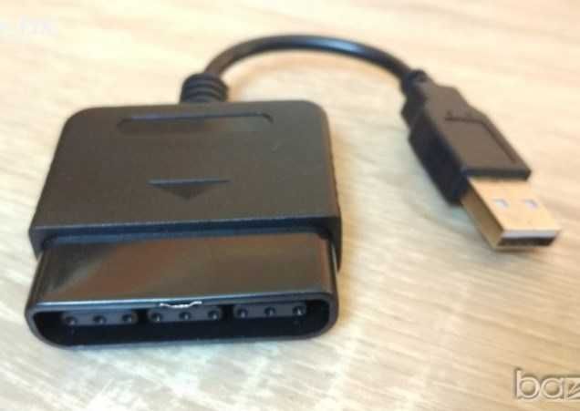 Адаптер от джойстик на PS1 или PS2 към PC