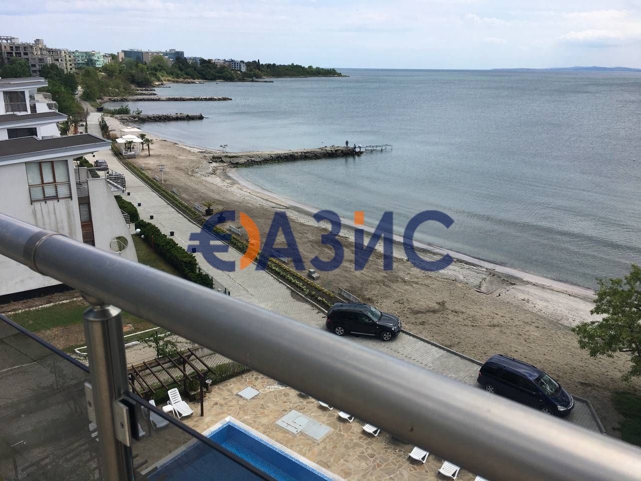 Мезонет на първа линия море, комплекс "Вилмар", Поморие, България, 280